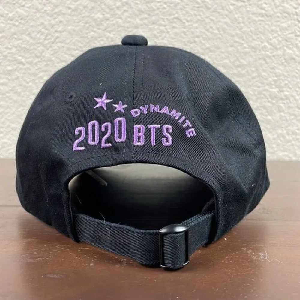 BTS Dynamite Celebration Official Cap Baseball Hat Black You Sent Us To The Top